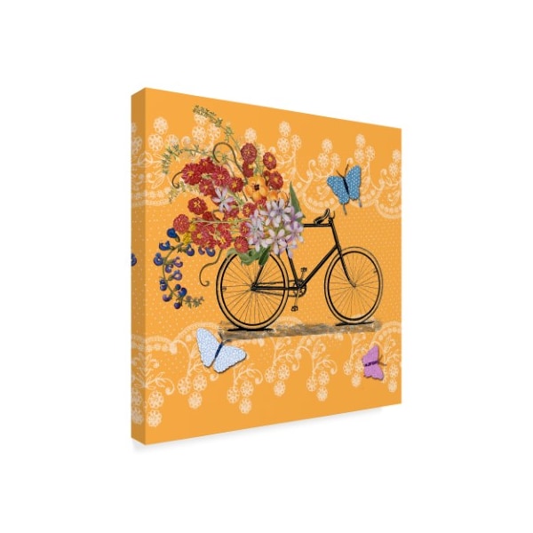 Art Licensing Studio 'Flower Market Bicycle' Canvas Art,14x14